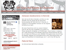 Tablet Screenshot of goju-kai-chemnitz.de